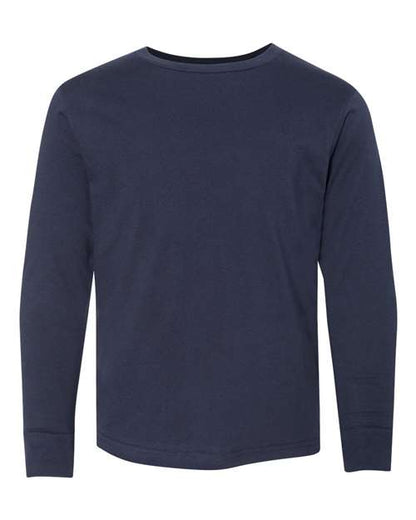 LAT Youth Fine Jersey Long Sleeve Tee 6201 Navy