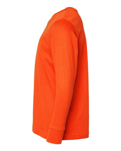 LAT Youth Fine Jersey Long Sleeve Tee 6201 Orange