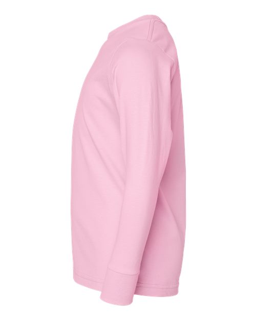 LAT Youth Fine Jersey Long Sleeve Tee 6201 Pink
