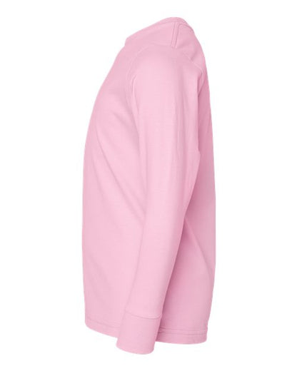 LAT Youth Fine Jersey Long Sleeve Tee 6201 Pink