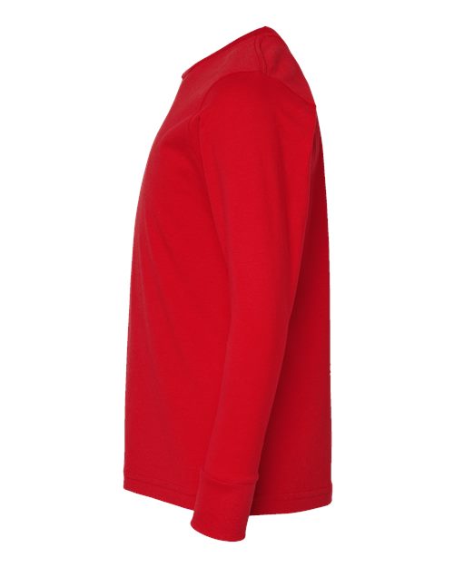 LAT Youth Fine Jersey Long Sleeve Tee 6201 Red