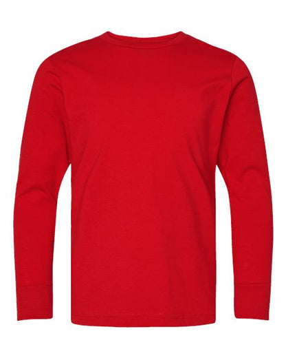 LAT Youth Fine Jersey Long Sleeve Tee 6201 Red