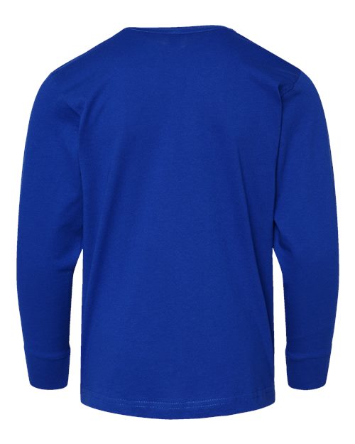 LAT Youth Fine Jersey Long Sleeve Tee 6201 Royal