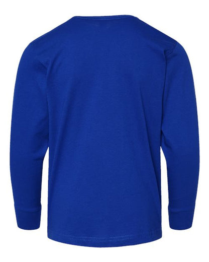 LAT Youth Fine Jersey Long Sleeve Tee 6201 Royal