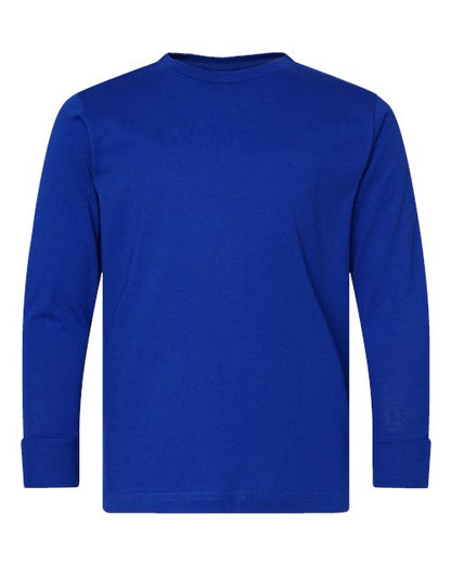 LAT Youth Fine Jersey Long Sleeve Tee 6201 Royal