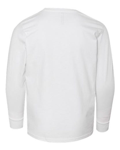 LAT Youth Fine Jersey Long Sleeve Tee 6201 White