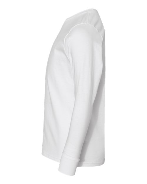 LAT Youth Fine Jersey Long Sleeve Tee 6201 White