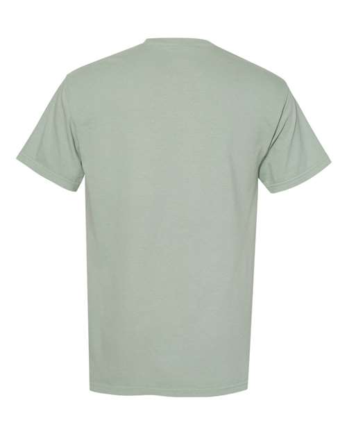 Comfort Colors Garment-Dyed Heavyweight Pocket T-Shirt 6030 Banana Custom Embroidered Business Logo