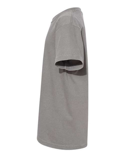Comfort Colors Garment-Dyed Youth Heavyweight T-Shirt 9018 Grey Custom Embroidered Business Logo