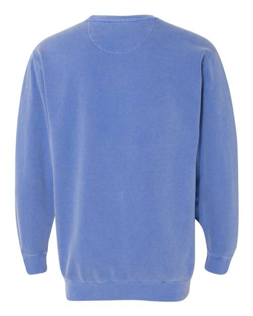 Comfort Colors Youth Attain Two-Button Jersey 1566 Flo Blue Custom Embroidered Business Logo