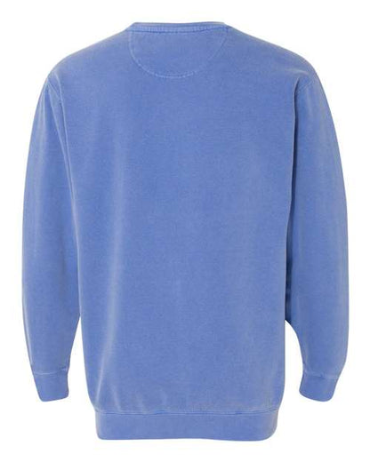 Comfort Colors Youth Attain Two-Button Jersey 1566 Flo Blue Custom Embroidered Business Logo