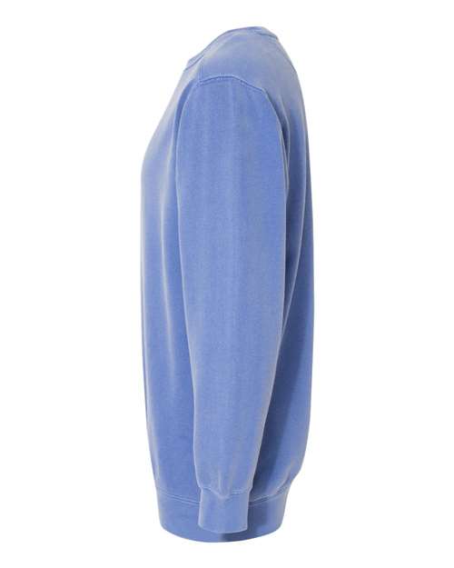 Comfort Colors Youth Attain Two-Button Jersey 1566 Flo Blue Custom Embroidered Business Logo