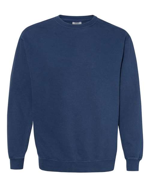 Comfort Colors Youth Attain Two-Button Jersey 1566 True Navy Custom Embroidered Business Logo