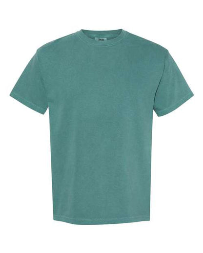 Comfort Colors Garment-Dyed Heavyweight T-Shirt 1717 Denim Custom Embroidered Business Logo