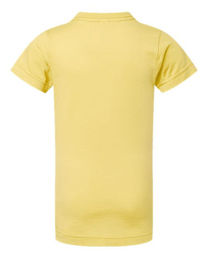 LAT Girls' Fine Jersey Tee 2616 Butter
