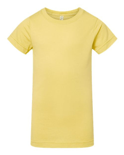 LAT Girls' Fine Jersey Tee 2616 Butter