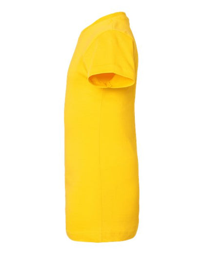 LAT Girls' Fine Jersey Tee 2616 Yellow