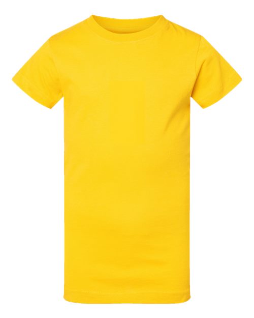 LAT Girls' Fine Jersey Tee 2616 Yellow