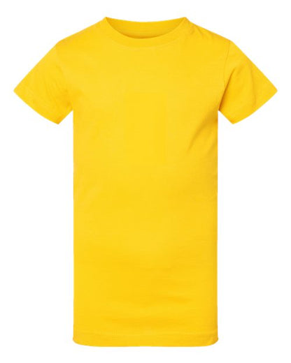 LAT Girls' Fine Jersey Tee 2616 Yellow