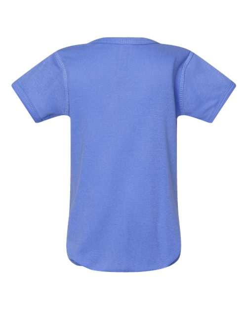 Rabbit Skins Infant Baby Rib Bodysuit 4400 Carolina Blue