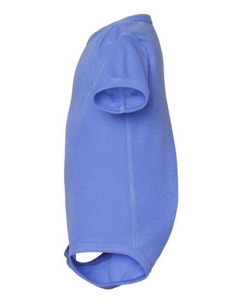 Rabbit Skins Infant Baby Rib Bodysuit 4400 Carolina Blue