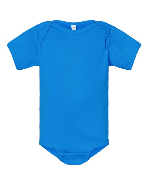 Rabbit Skins Infant Baby Rib Bodysuit 4400 Cobalt
