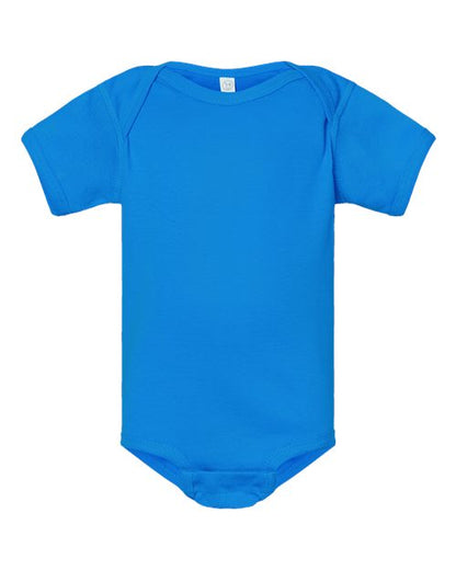 Rabbit Skins Infant Baby Rib Bodysuit 4400 Cobalt