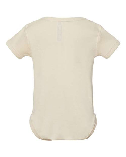 Rabbit Skins Infant Baby Rib Bodysuit 4400 Natural