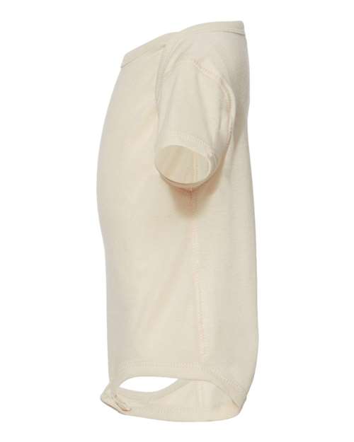 Rabbit Skins Infant Baby Rib Bodysuit 4400 Natural