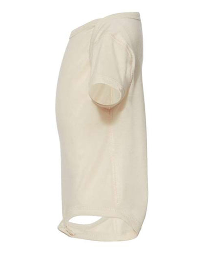 Rabbit Skins Infant Baby Rib Bodysuit 4400 Natural