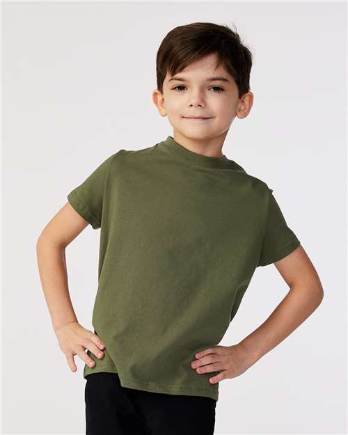 Rabbit Skins Toddler Fine Jersey Tee 3321 Military Green