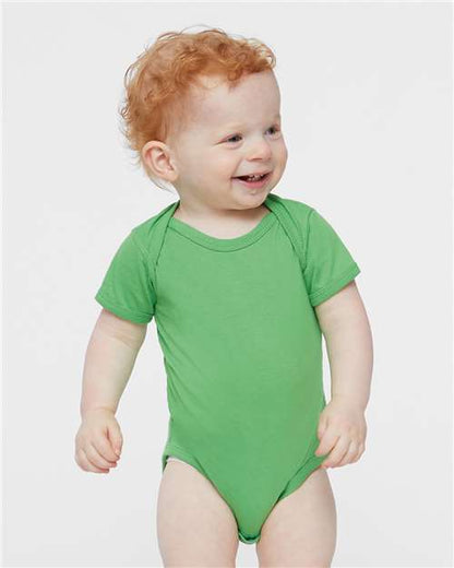 Rabbit Skins Infant Fine Jersey Bodysuit 4424 Apple
