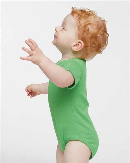 Rabbit Skins Infant Fine Jersey Bodysuit 4424 Apple