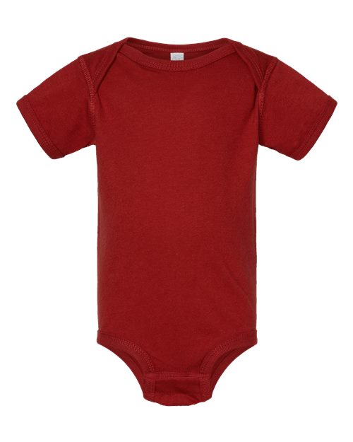 Rabbit Skins Infant Fine Jersey Bodysuit 4424 Garnet