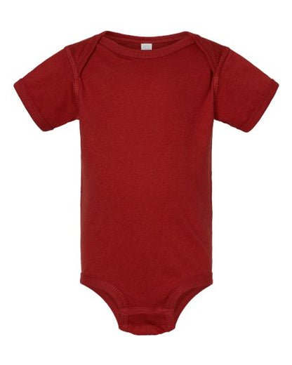 Rabbit Skins Infant Fine Jersey Bodysuit 4424 Garnet