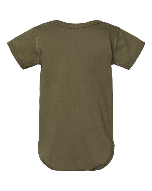 Rabbit Skins Infant Fine Jersey Bodysuit 4424 Military Green