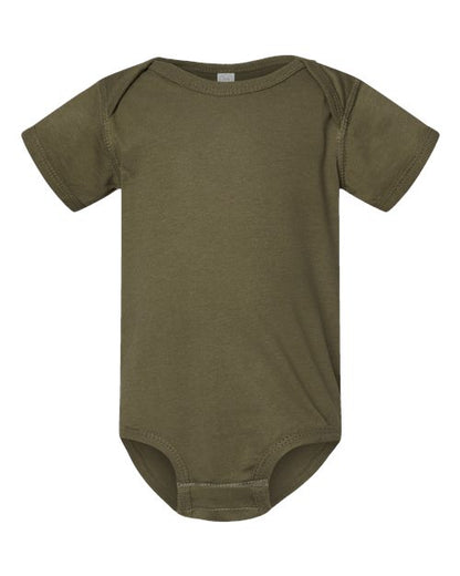 Rabbit Skins Infant Fine Jersey Bodysuit 4424 Military Green
