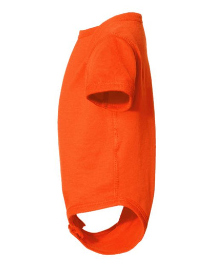 Rabbit Skins Infant Fine Jersey Bodysuit 4424 Orange
