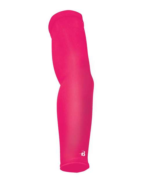 Custom EmbroideredBadger Unisex Arm Sleeve 3397 Hot Pink