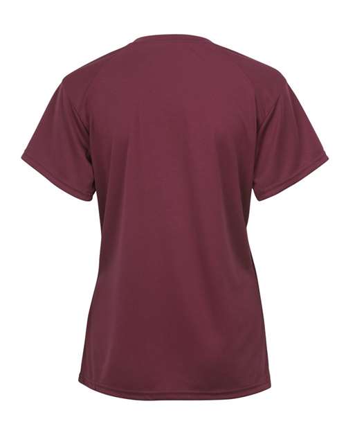 Badger Women’s B-Core V-Neck T-Shirt 4162 Cardinal
