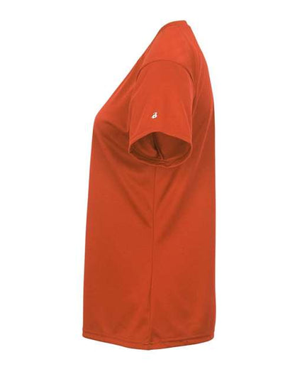 Badger Women’s B-Core V-Neck T-Shirt 4162 Burnt Orange
