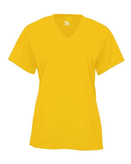 Badger Women’s B-Core V-Neck T-Shirt 4162 Gold