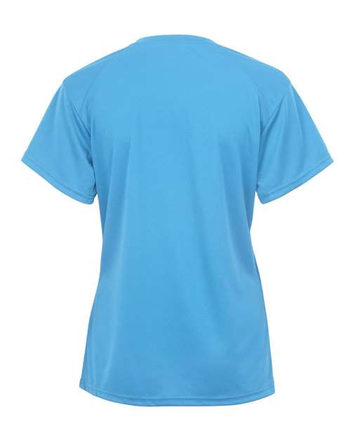 Badger Women’s B-Core V-Neck T-Shirt 4162 Columbia Blue