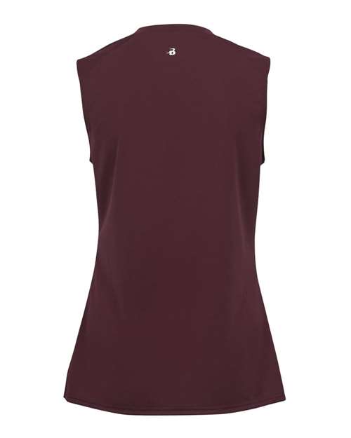 Badger Women's B-Core Sleeveless T-Shirt 4163 Maroon