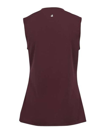Badger Women's B-Core Sleeveless T-Shirt 4163 Maroon