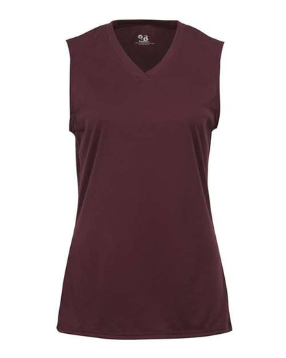 Badger Women's B-Core Sleeveless T-Shirt 4163 Maroon