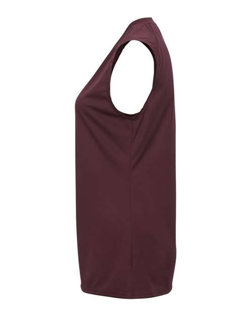 Badger Women's B-Core Sleeveless T-Shirt 4163 Maroon