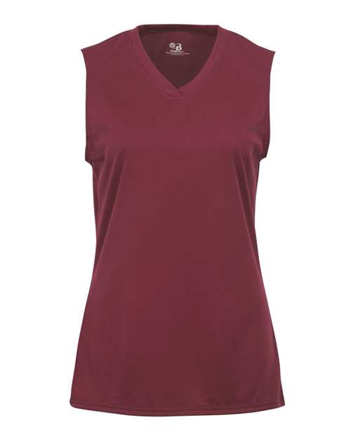 Badger Women's B-Core Sleeveless T-Shirt 4163 Cardinal