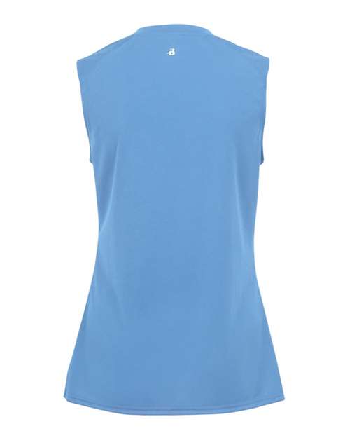 Badger Women's B-Core Sleeveless T-Shirt 4163 Columbia Blue