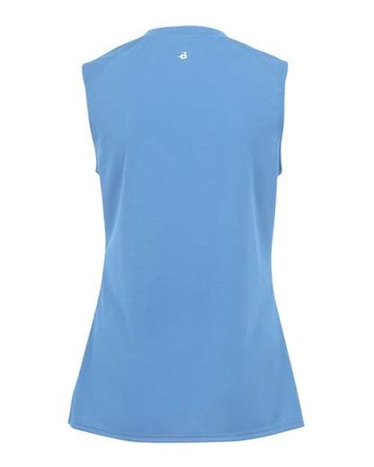 Badger Women's B-Core Sleeveless T-Shirt 4163 Columbia Blue